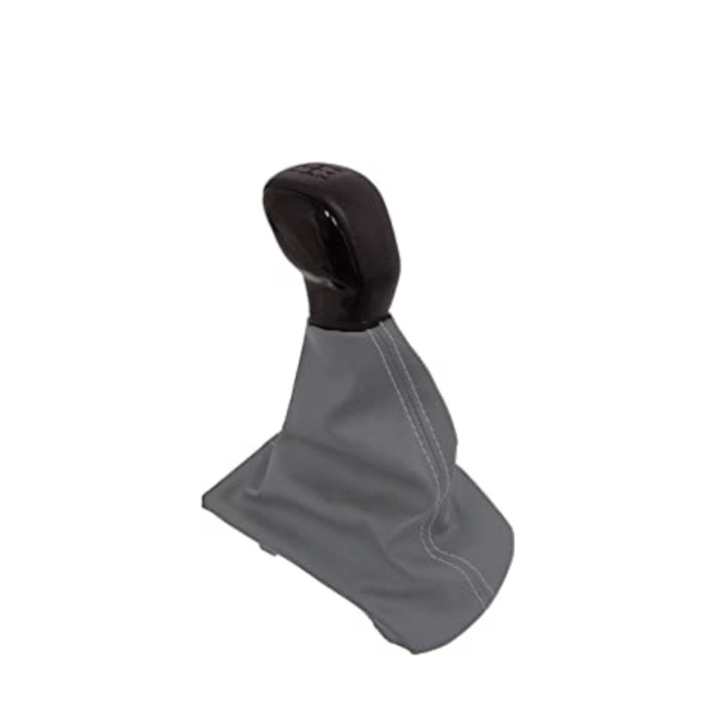 Coifa de Câmbio c Bola 208 14 a 20 Napa Cinza Bola Preta Brilhante Coifa de Câmbio c Bola 208 14 a 20 Napa Cinza Bola Preta Brilhante