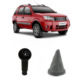 Coifa de Câmbio c Bola ECOSPORT FIESTA HATCh SEDAN 03 a 11 Napa Cinza Aro Bola Lente Preta Coifa de Câmbio c Bola ECOSPORT FIESTA HATCh SEDAN 03 a 11 Napa Cinza Aro Bola Lente Preta