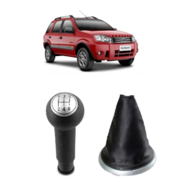 Coifa de Câmbio c Bola ECOSPORT FIESTA HATCh SEDAN 03 a 11 Napa Preta Aro Cinza Bola Lente Prata Coifa de Câmbio c Bola ECOSPORT FIESTA HATCh SEDAN 03 a 11 Napa Preta Aro Cinza Bola Lente Prata