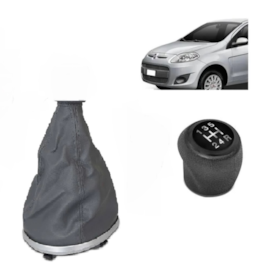 Coifa de Câmbio c Bola PALIO G5 GRAN SIENA 12 a 18 Aro Cromado Coifa de Câmbio c Bola PALIO G5 GRAN SIENA 12 a 18 Aro Cromado