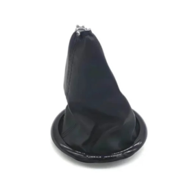 Coifa de Câmbio C3 03 a 12 Napa Preta com Base Aro Cinza Coifa de Câmbio C3 03 a 12 Napa Preta com Base Aro Cinza