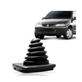 Coifa de Câmbio CELTA 2000 a 2016 Napa Preto PVC Preto Coifa de Câmbio CELTA 2000 a 2016 Napa Preto PVC Preto
