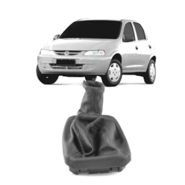 Coifa de Câmbio CELTA PRISMA 01 a 08 Napa Cinza com Base Coifa de Câmbio CELTA PRISMA 01 a 08 Napa Cinza com Base