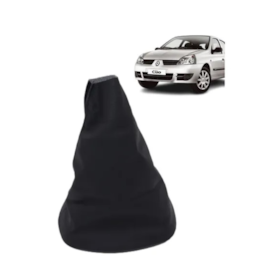 Coifa de Câmbio CLIO HATCH SEDAN Napa Preta com Base Coifa de Câmbio CLIO HATCH SEDAN Napa Preta com Base