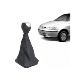 Coifa de Câmbio com Bola PALIO STRADA G1 G2 G3 PALIO WEEKEND Napa Preta Bola Prata Coifa de Câmbio com Bola PALIO STRADA G1 G2 G3 PALIO WEEKEND Napa Preta Bola Prata