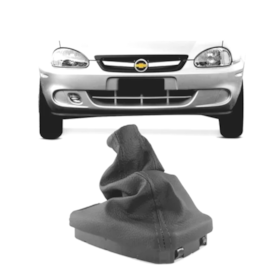 Coifa de Câmbio CORSA SEDAN PICK-UP 95 a 02 Napa Cinza com Base Coifa de Câmbio CORSA SEDAN PICK-UP 95 a 02 Napa Cinza com Base