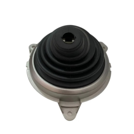 Coifa de Câmbio FIT 2003 a 2009 PVC Preto Aro Cromado Coifa de Câmbio FIT 2003 a 2009 PVC Preto Aro Cromado