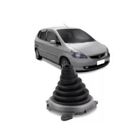 Coifa de Câmbio FIT 2009 a 2014 Napa Preta Aro Cinza Coifa de Câmbio FIT 2009 a 2014 Napa Preta Aro Cinza