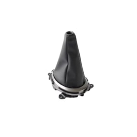 Coifa de Câmbio FIT 2009 a 2014 Napa Preta Aro Cromado Coifa de Câmbio FIT 2009 a 2014 Napa Preta Aro Cromado