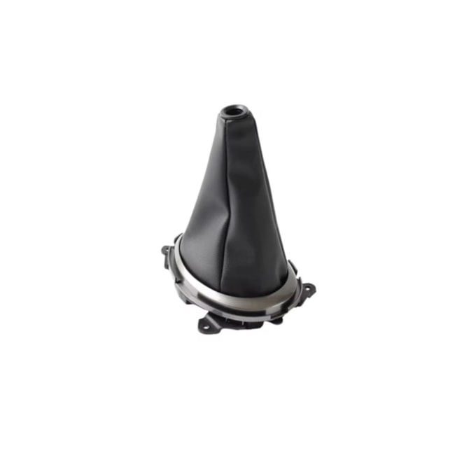 Coifa de Câmbio FIT 2009 a 2014 Napa Preta Aro Cromado Coifa de Câmbio FIT 2009 a 2014 Napa Preta Aro Cromado