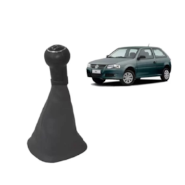 Coifa de Câmbio G4 05/15 Napa Cinza Base Quadrada Anel Cromado Coifa de Câmbio G4 05/15 Napa Cinza Base Quadrada Anel Cromado