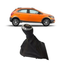 Coifa De Câmbio ONIX PRISMA 13 a 20 Napa Preta Linha Laranja Coifa De Câmbio ONIX PRISMA 13 a 20 Napa Preta Linha Laranja