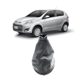 Coifa de Câmbio PALIO G5 GRAN SIENA 12 a 18 Napa Cinza Aro Preto Coifa de Câmbio PALIO G5 GRAN SIENA 12 a 18 Napa Cinza Aro Preto