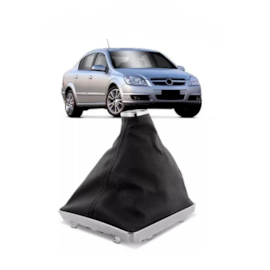 Coifa de Câmbio VECTRA 2006 a 2009 Napa Preta Aro Cromado Coifa de Câmbio VECTRA 2006 a 2009 Napa Preta Aro Cromado