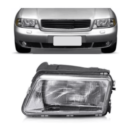Farol AUDI A4 1994 a 1998 Simples Esquerdo Farol AUDI A4 1994 a 1998 Simples Esquerdo