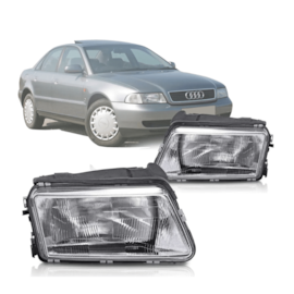 Farol AUDI A4 TYC 1995 a 1998 Esquerdo Usado Encaixe Valeo Farol AUDI A4 TYC 1995 a 1998 Esquerdo Usado Encaixe Valeo