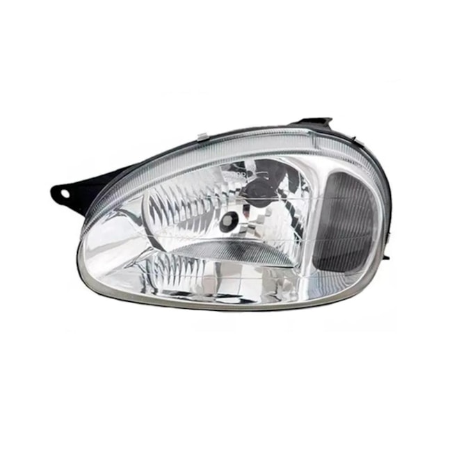 FAROL CORSA 00/02 carcaça preta ESQUERDO