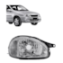 Farol CORSA 2000 a 2002 Carcaça Preta Direito