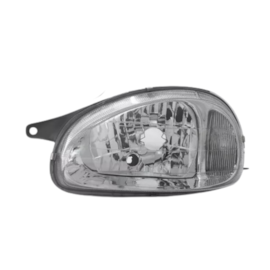 Farol CORSA 2000 a 2002 Esquerdo Carcaça Cinza