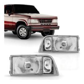 Farol D20 Cromado 1993 a 1996 Esquerdo Orgus Farol D20 Cromado 1993 a 1996 Esquerdo Orgus