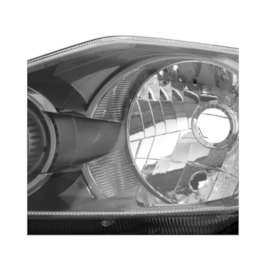 Farol ECOSPORT 2008 a 2012 Cromo Mix Esquerdo Usado