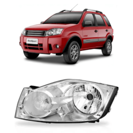 Farol ECOSPORT Cristal 2008 a 2012 Esquerdo Original