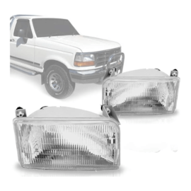 Farol F1000 Cromado 1996 a 1998 Direito Importado Farol F1000 Cromado 1996 a 1998 Direito Importado