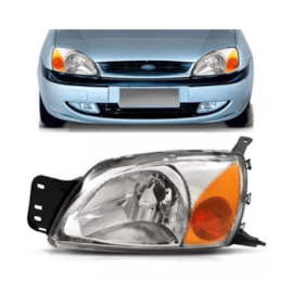 Farol Fiesta 2000 a 2002 Esquerdo Pisca Ambar Farol Fiesta 2000 a 2002 Esquerdo Pisca Ambar