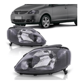 Farol FOX 2007 a 2011 Dir H7/H3 Bi-Parabola C/ Pisca Orgus Farol FOX 2007 a 2011 Dir H7/H3 Bi-Parabola C/ Pisca Orgus