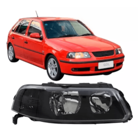 Farol GOL G3 2000 a 2005 Duplo Direito Fumê Farol GOL G3 2000 a 2005 Duplo Direito Fumê