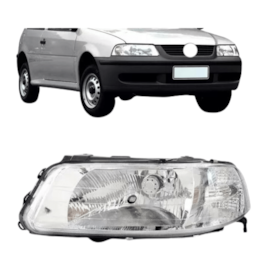 Farol GOL G3 2000 a 2005 Simples Direito Farol GOL G3 2000 a 2005 Simples Direito