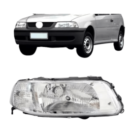Farol GOL G3 2000 a 2005 Simples Esquerdo Farol GOL G3 2000 a 2005 Simples Esquerdo