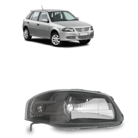 Farol GOL G4 2006 a 2012 Direito H4 C Pisca Mascara Cz Orgus Farol GOL G4 2006 a 2012 Direito H4 C Pisca Mascara Cz Orgus