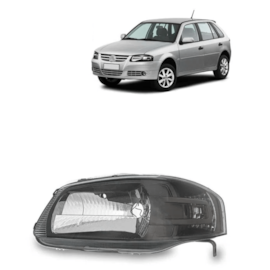 Farol GOL G4 2006 a 2012 Esq H4 C Pisca Mascara Cinza Orgus Farol GOL G4 2006 a 2012 Esq H4 C Pisca Mascara Cinza Orgus