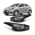 Farol HB20 HB20X 2012 a 2015 Mascara Negra Esquerdo Farol HB20 HB20X 2012 a 2015 Mascara Negra Esquerdo