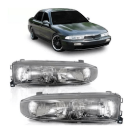 Farol MITSUBISHI GALANT 1993 a 1995 Direito Depo Farol MITSUBISHI GALANT 1993 a 1995 Direito Depo