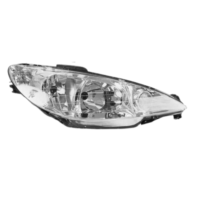 Farol Peugeot 206 Duplo 2001 a 2007 Esquerdo Farol Peugeot 206 Duplo 2001 a 2007 Esquerdo