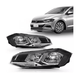 Farol POLO 2018 a 2021 Direito Carro Sem Drl Farol POLO 2018 a 2021 Direito Carro Sem Drl
