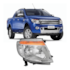 Farol RANGER 2013 a 2016 Cromado Esquerdo Importado Farol RANGER 2013 a 2016 Cromado Esquerdo Importado