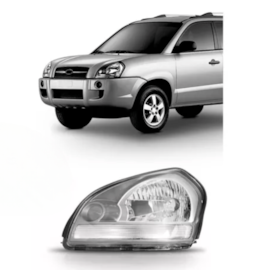 Farol TUCSON 2007 a 2010 Esquerdo Pisca Cristal Farol TUCSON 2007 a 2010 Esquerdo Pisca Cristal