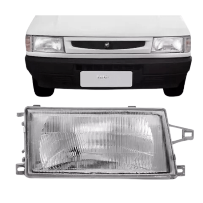 Farol UNO ELBA FIORINO PREMIO 1991 Até 2003 Direito Farol UNO ELBA FIORINO PREMIO 1991 Até 2003 Direito