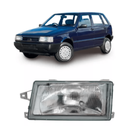 Farol UNO ELBA FIORINO PREMIO 1991 Até 2003 Esquerdo Farol UNO ELBA FIORINO PREMIO 1991 Até 2003 Esquerdo