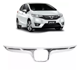 Friso Grade FIT 15 16 17 Cromado Friso Grade FIT 15 16 17 Cromado