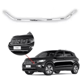 Friso Grade Radiador Central T-CROSS 2019 a 2022 Cromado Friso Grade Radiador Central T-CROSS 2019 a 2022 Cromado