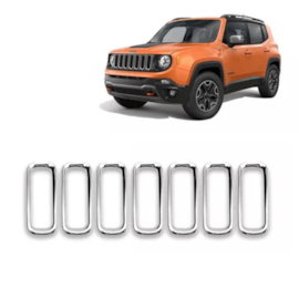 Friso Grade RENEGADE 15 a 18 Cromado Friso Grade RENEGADE 15 a 18 Cromado