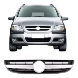 Friso Grade ZAFIRA 04 À 15 Cromado Moldura Emblema Friso Grade ZAFIRA 04 À 15 Cromado Moldura Emblema