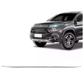 Friso Superior Grade Central TORO 16 a 19 Cromado Friso Superior Grade Central TORO 16 a 19 Cromado