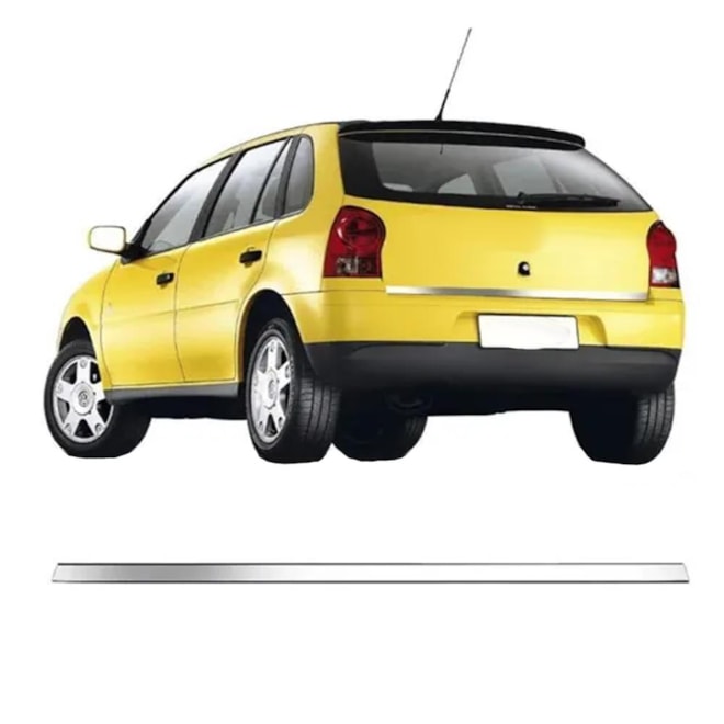 Friso Tampa Porta Malas Traseiro GOL G4 2005 a 2007 Cromado Friso Tampa Porta Malas Traseiro GOL G4 2005 a 2007 Cromado