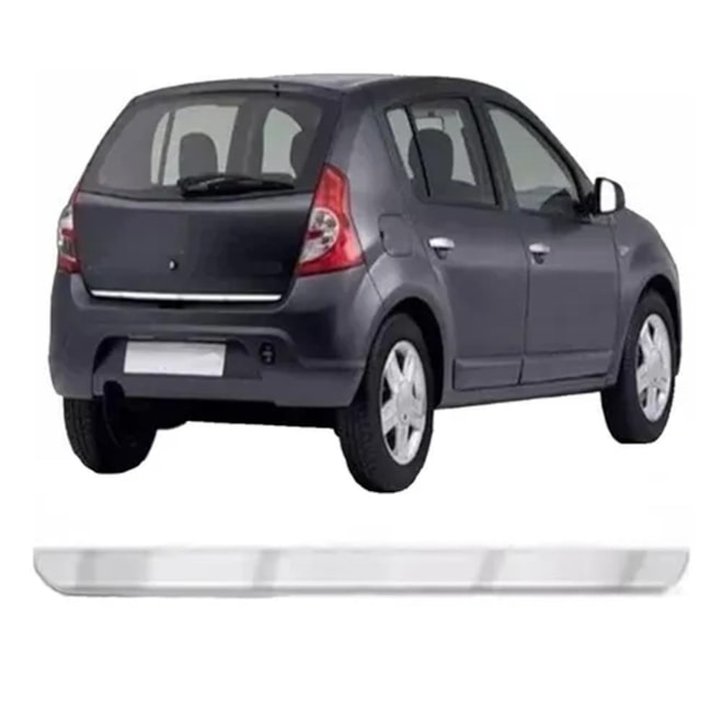 Friso Tampa Traseiro SANDERO 2007 a 2014 Cromado Friso Tampa Traseiro SANDERO 2007 a 2014 Cromado