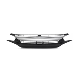 Grade CIVIC 17 18 Preta Black Piano Friso Cromado